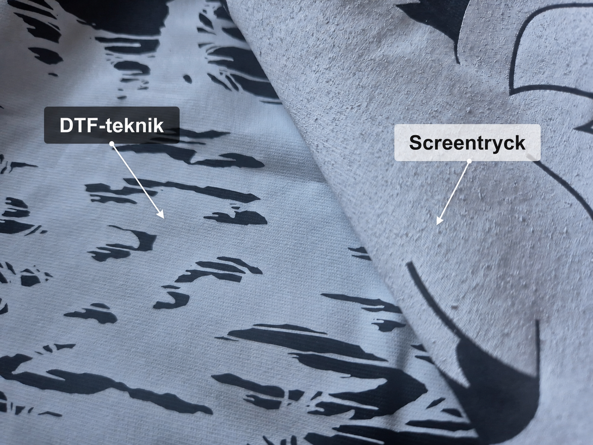 DTF vs screentryck – vilken metod ska man välja?