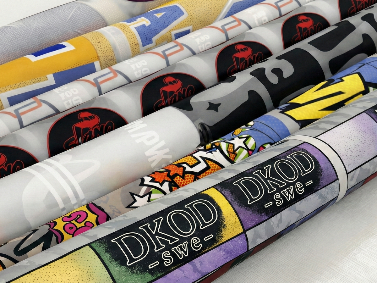 DTF gang sheets and rolls - premium printed film transfers - DKOD Sweden
