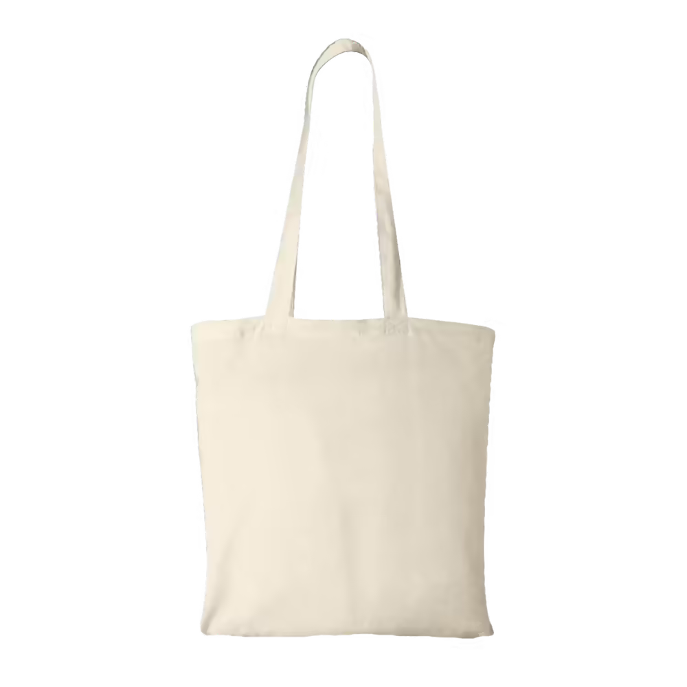 Tygpåse med långa handtag