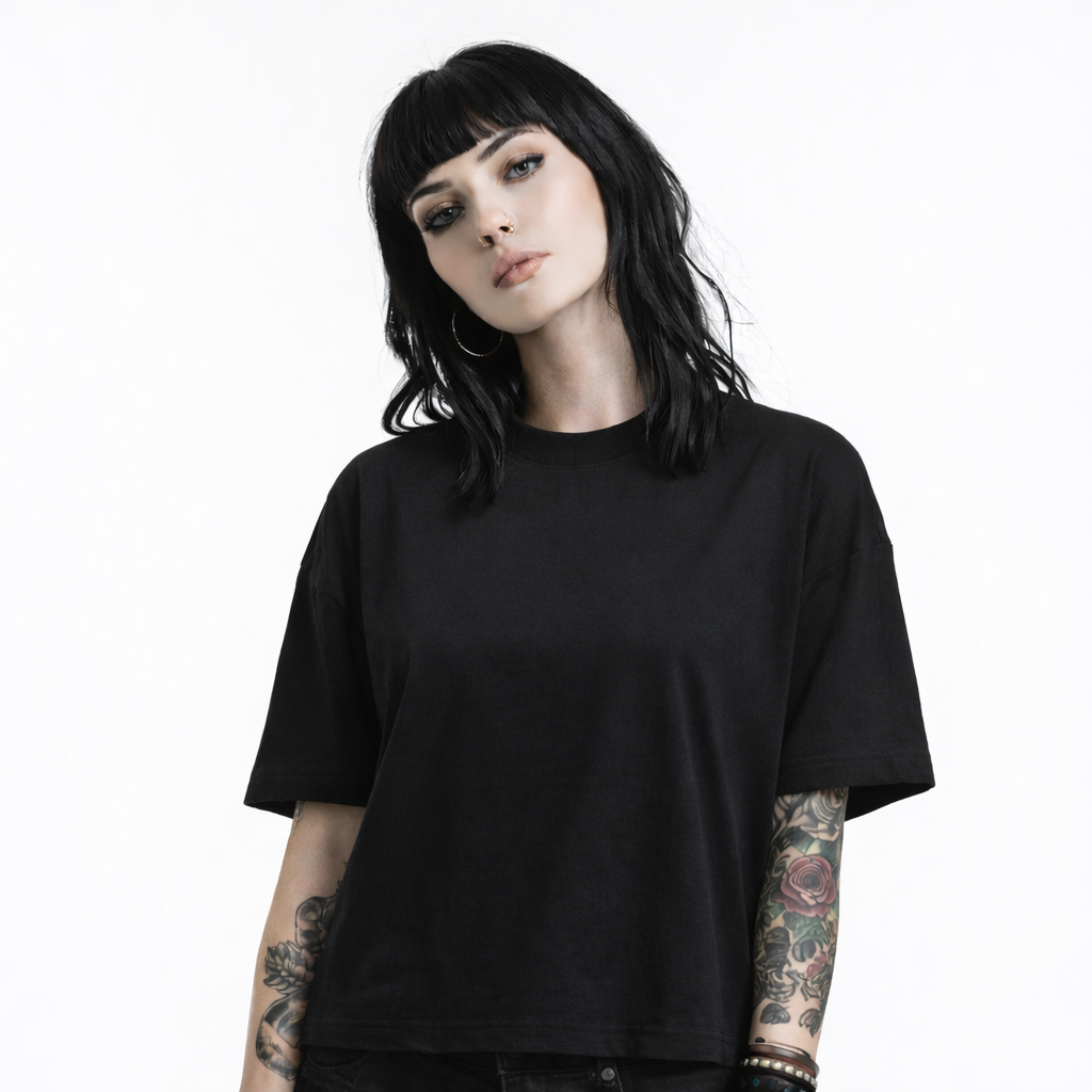 Oversized T-shirt i bomull för kvinnor