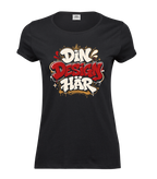 Ekologisk Premium Dam T-shirt med eget tryck, Tee Jays - designa online från 1 st