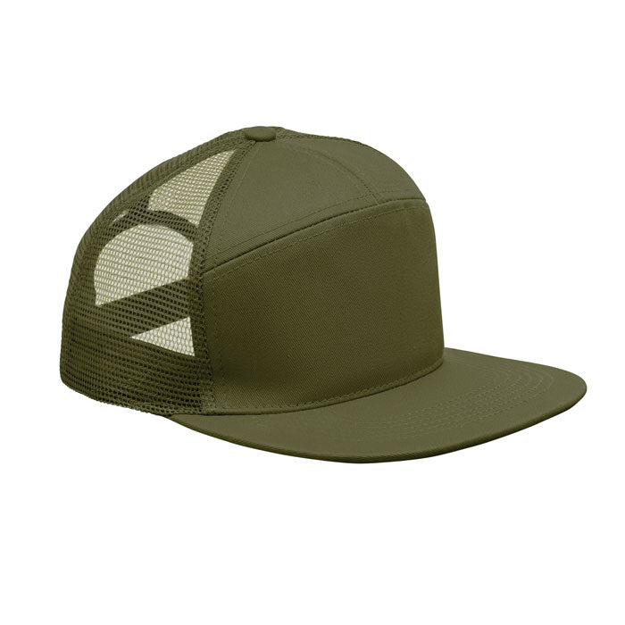 Bead, flat visor cap